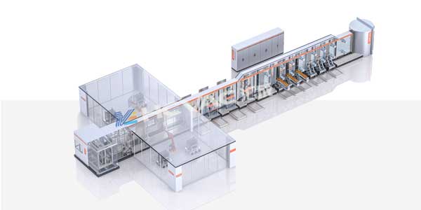 Inline coating system/Continuous coating machine
