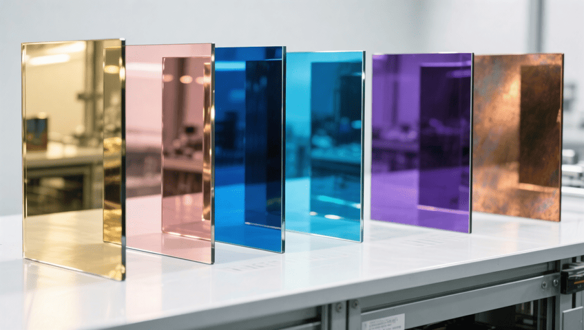 color coated glass